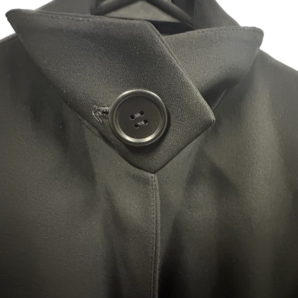 Max Studio Special Edition Silk Wool Slit Sleeve Black Blazer Jacket Womens 4 - Picture 5 of 16